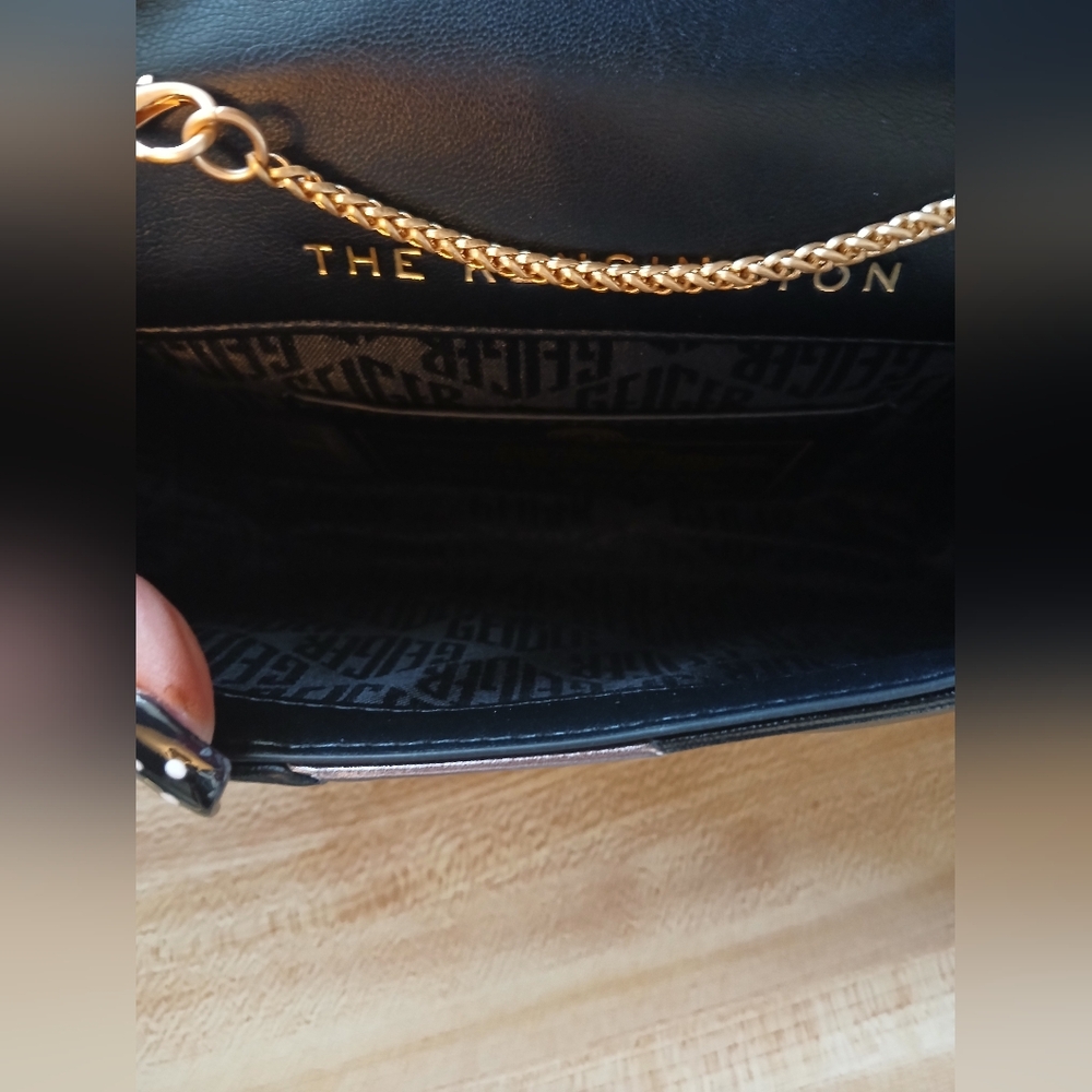 Kurt Geiger Black and Silver Clutch - Picture 12 of 12